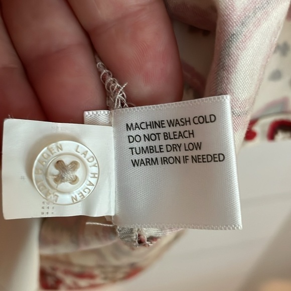 Lady Hagen Women's Cotton Red Paisley Golf Skort with Inner Shorts Size 12 - Picture 9 of 12